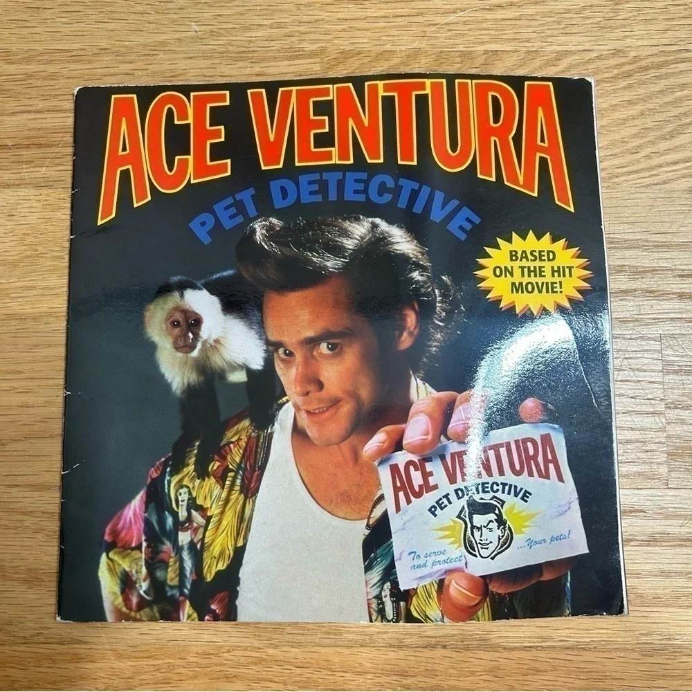 Vintage Ace Ventura Pet Detective Paperback Book Jim Carrey